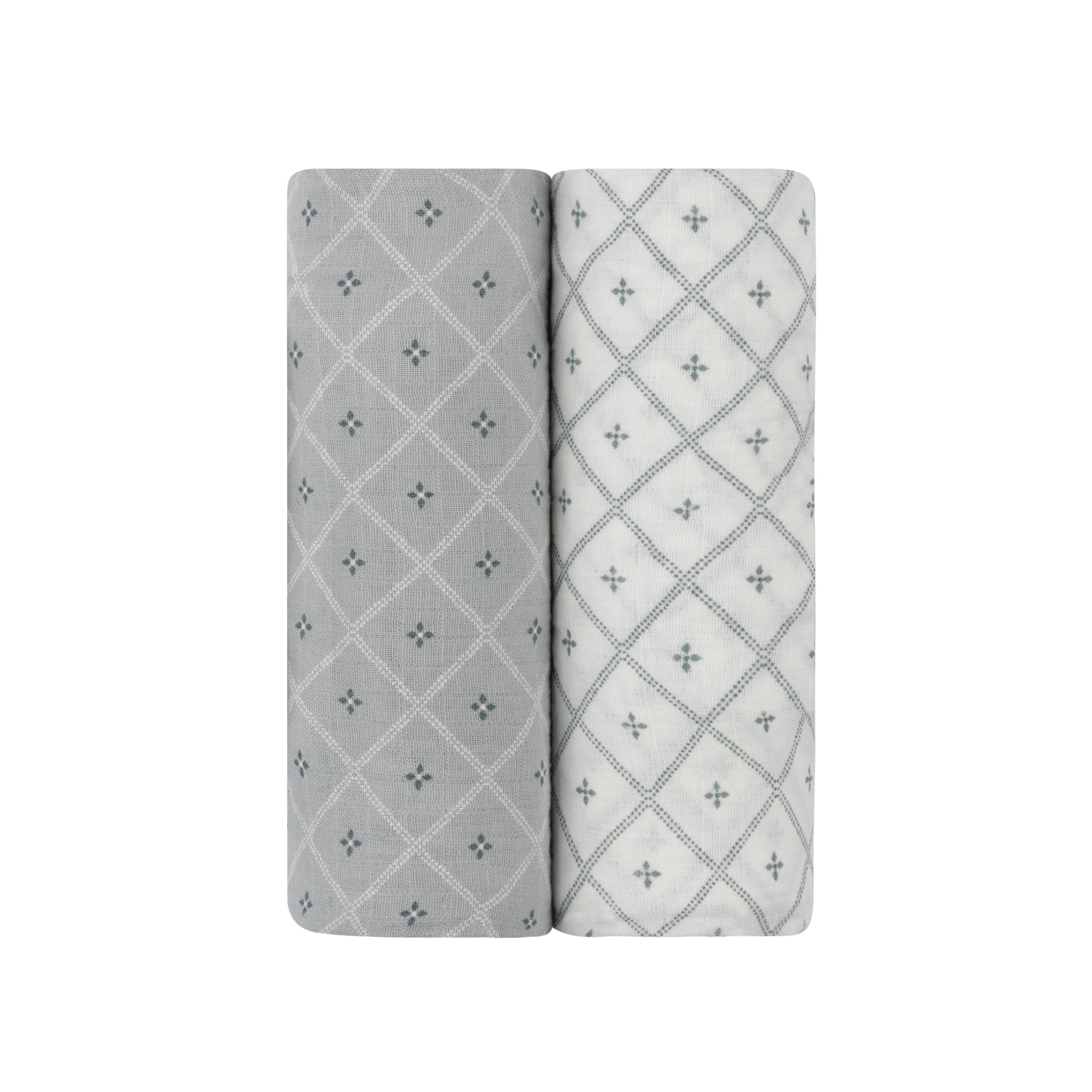 Boy floral print swaddle blankets