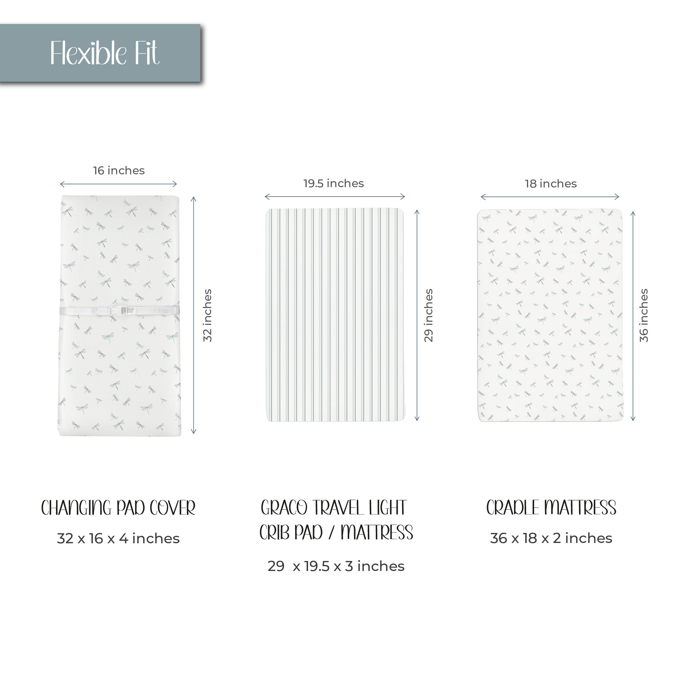 Changing Pad Cover | Cradle Sheet Set