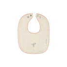Cream muslin bib