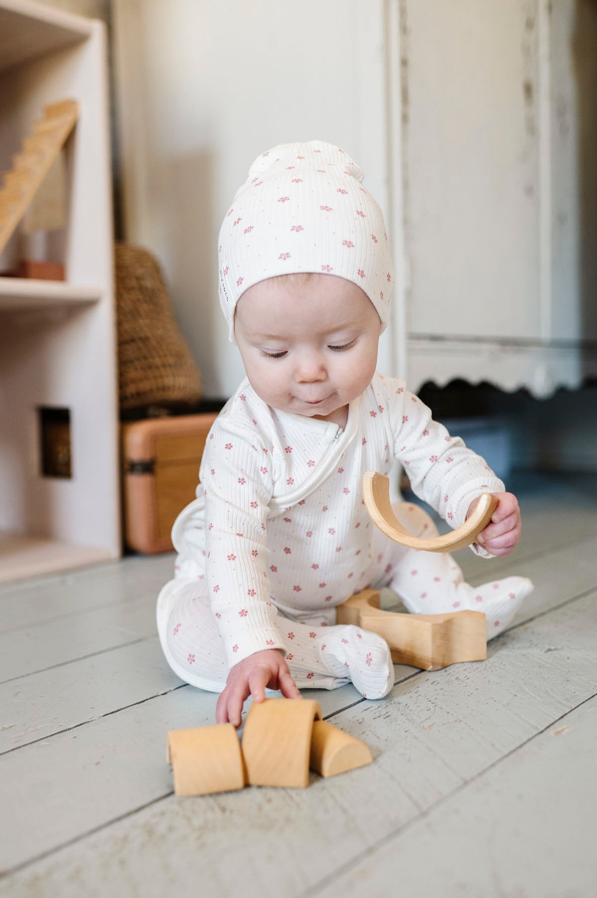 Floral Pink Dot Collection Baby