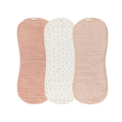 Floral Pink Muslin Burp Cloth