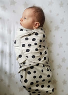 Grey abstract swaddle