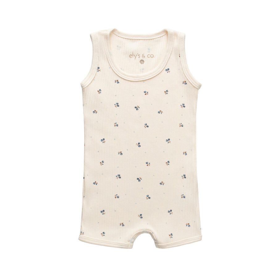 Ribbed Cotton - Tulip Collection - Tank Rompers