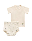 Terry/Ribbed Cotton - Cherry Collection - T-Shirt + Bloomer - Boys
