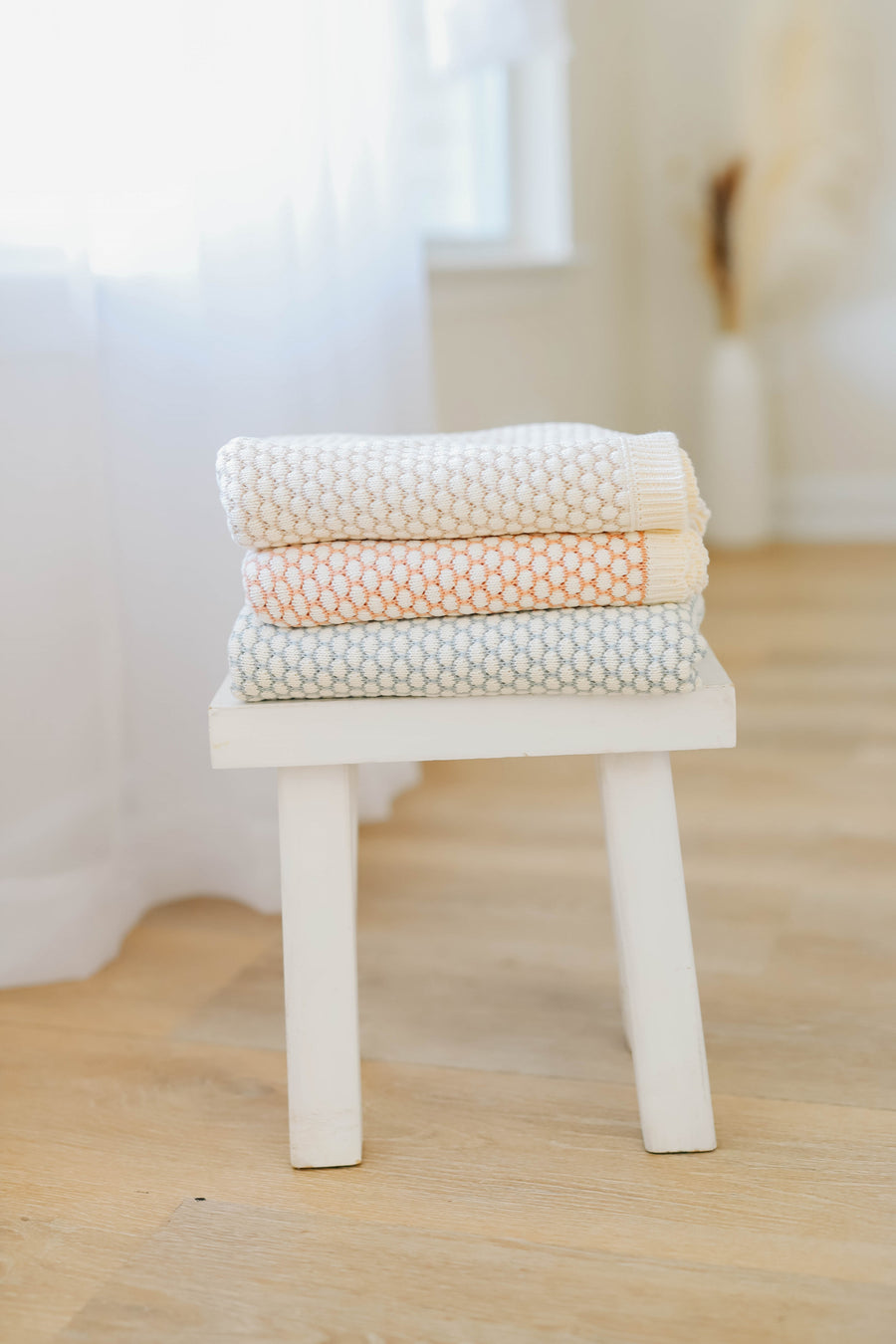 Popcorn Knit Collection - Blankets