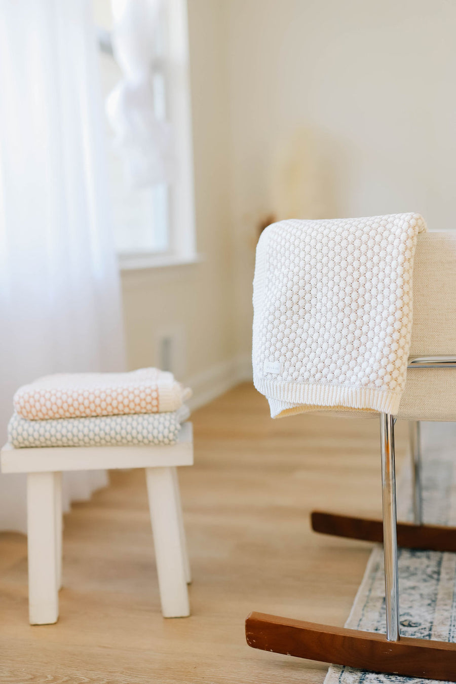 Popcorn Knit Collection - Blankets