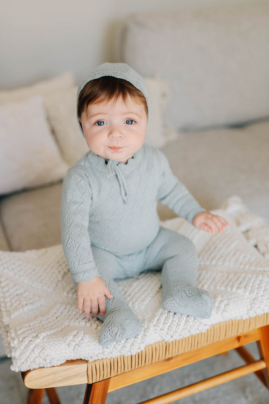 Pointelle Knit Collection - Footies