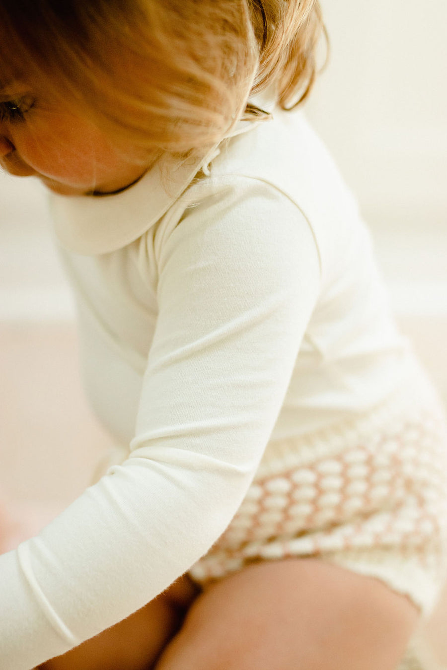 Jersey Cotton Bodysuit with Collar