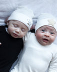 Newborn Hospital Hats - Whites