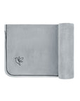 Velour Embroidered Bird & Butterfly Collection - Blanket