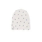 Ivory/Blue Berry Beanie