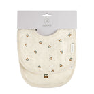 Ivory/Mustard premium bib set packaging