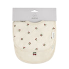 Ivory/Red premium bib set packaging