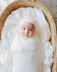 Ivory modal beanie baby