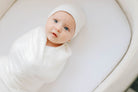 Ivory modal beanie & swaddle
