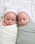 Jersey Knit Cotton Swaddle and Beanie