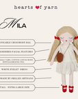 Hearts of Yarn Mila Doll