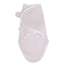 Mauve Stripes Adjustable swaddle Blanket