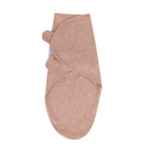 Mauve Tulips Adjustable swaddle Blanket