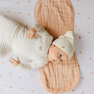 Muslin Burp Cloth Floral Pink baby