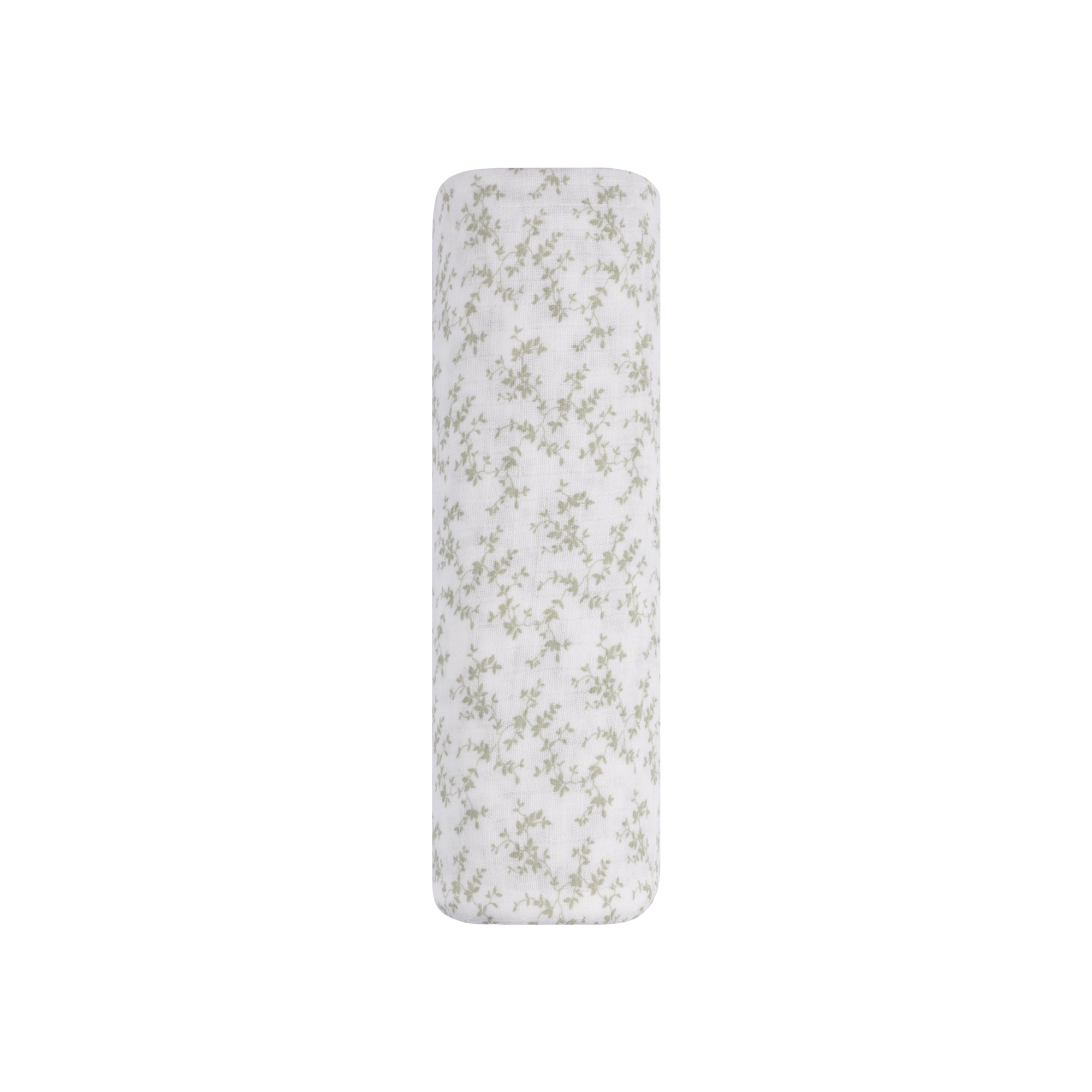 Muslin Swaddles 47&quot;-Sage Vine Pattern