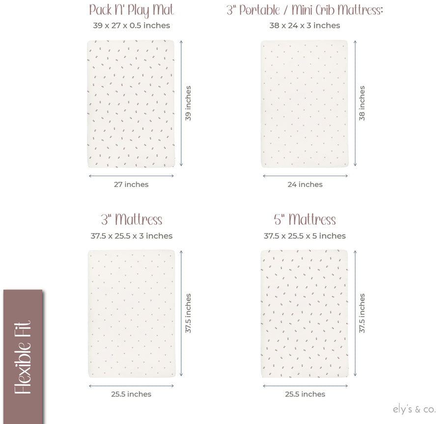 Waterproof Pack N Play I Portable Crib Sheet Set