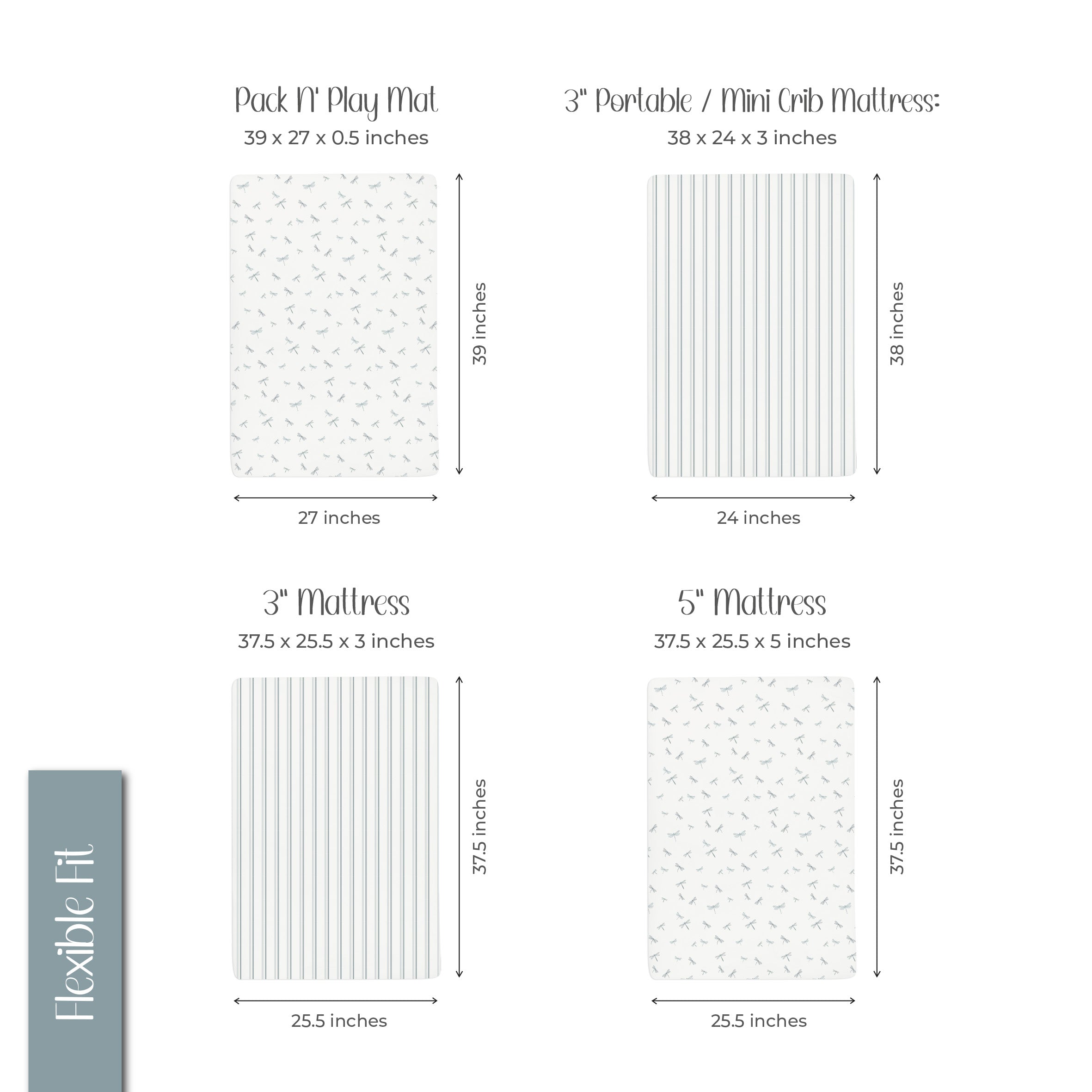 Pack N Play I Portable Crib Sheet Set
