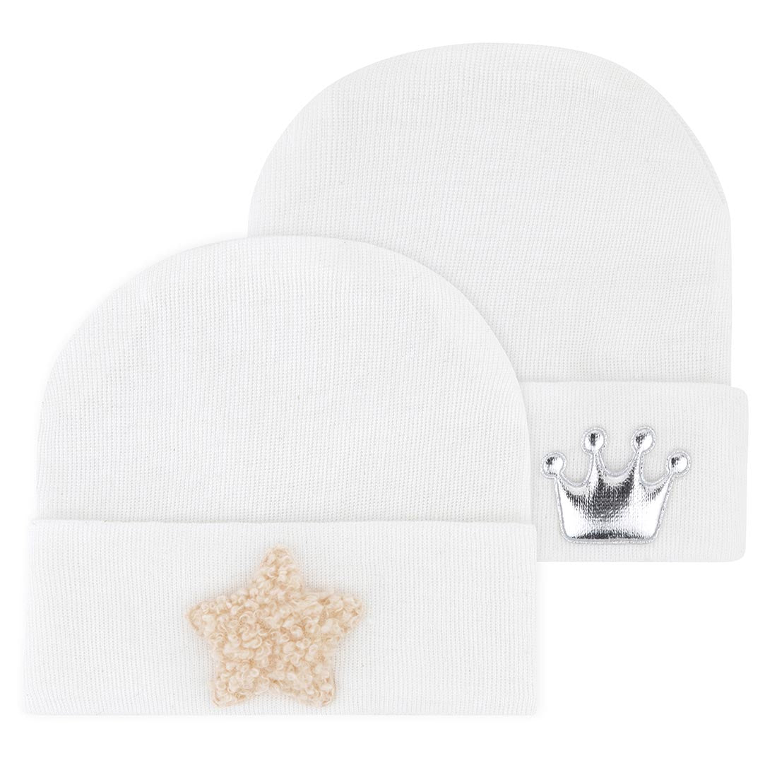 Newborn Hospital Hats - Whites