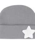 Newborn Hospital Hats - Grey & White