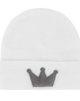 Newborn Hospital Hats - Grey & White