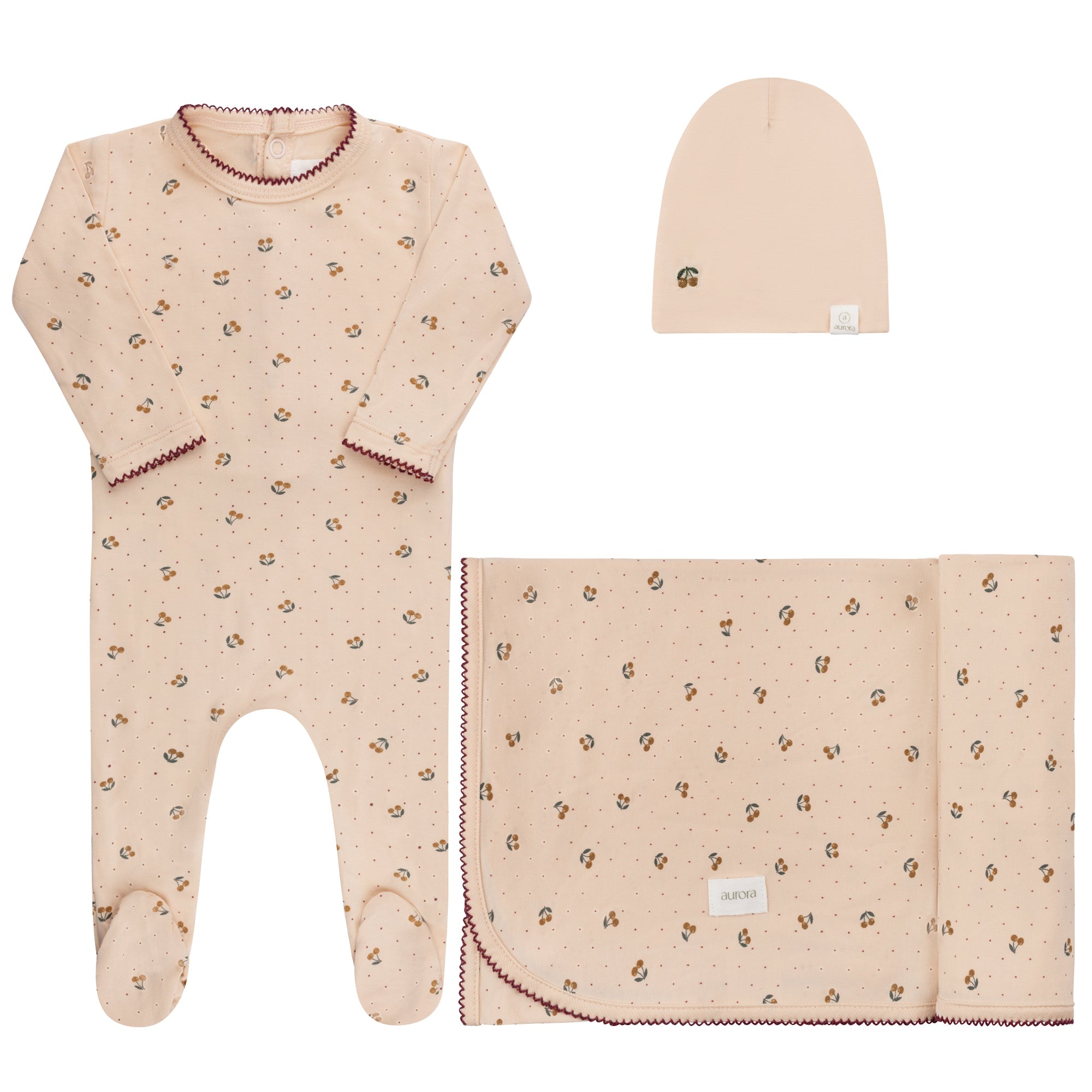 Pink Modal Cherry Print Collection - Take Me Home Set