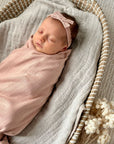 Pink swaddle baby collection