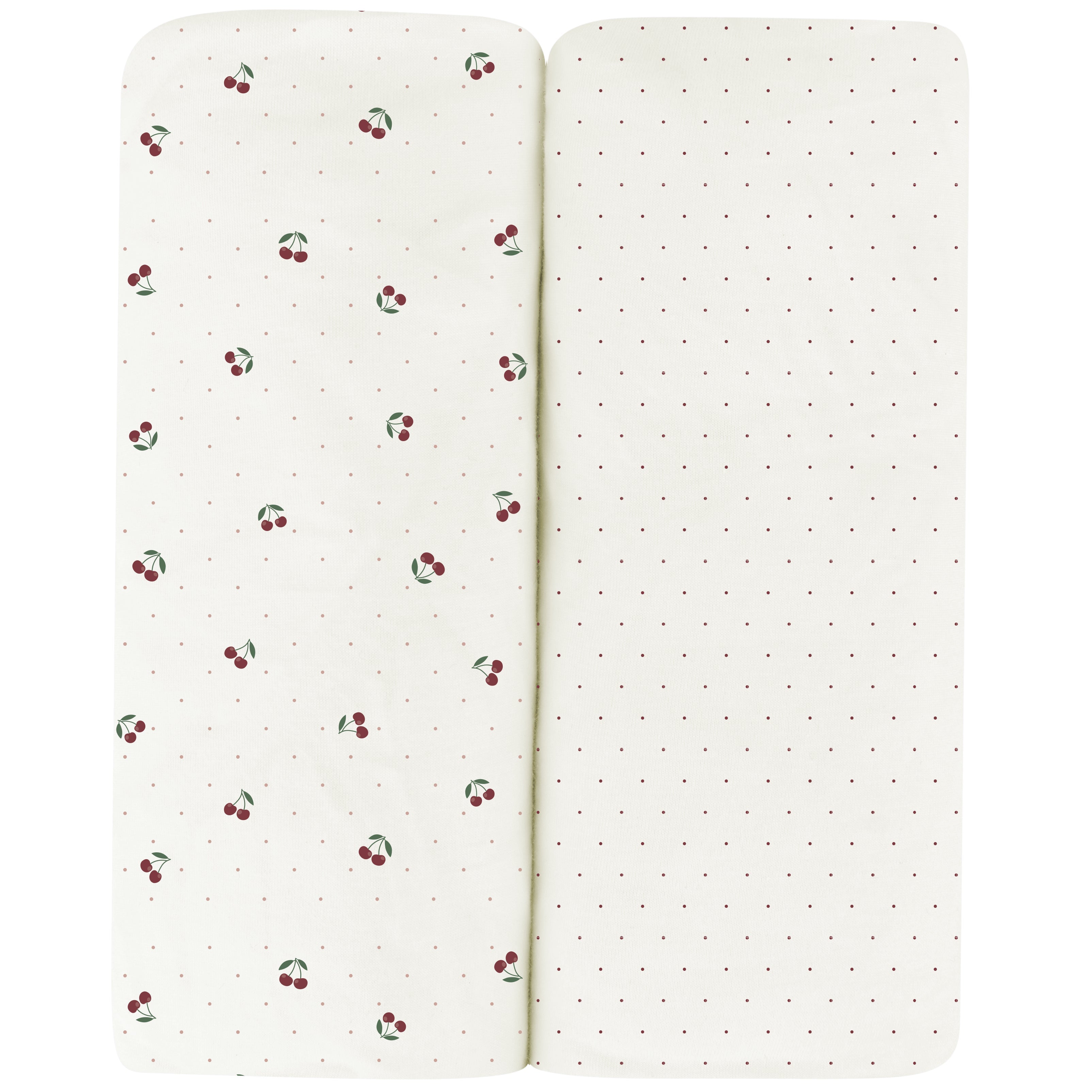 Red Cherries Crib Sheet Set