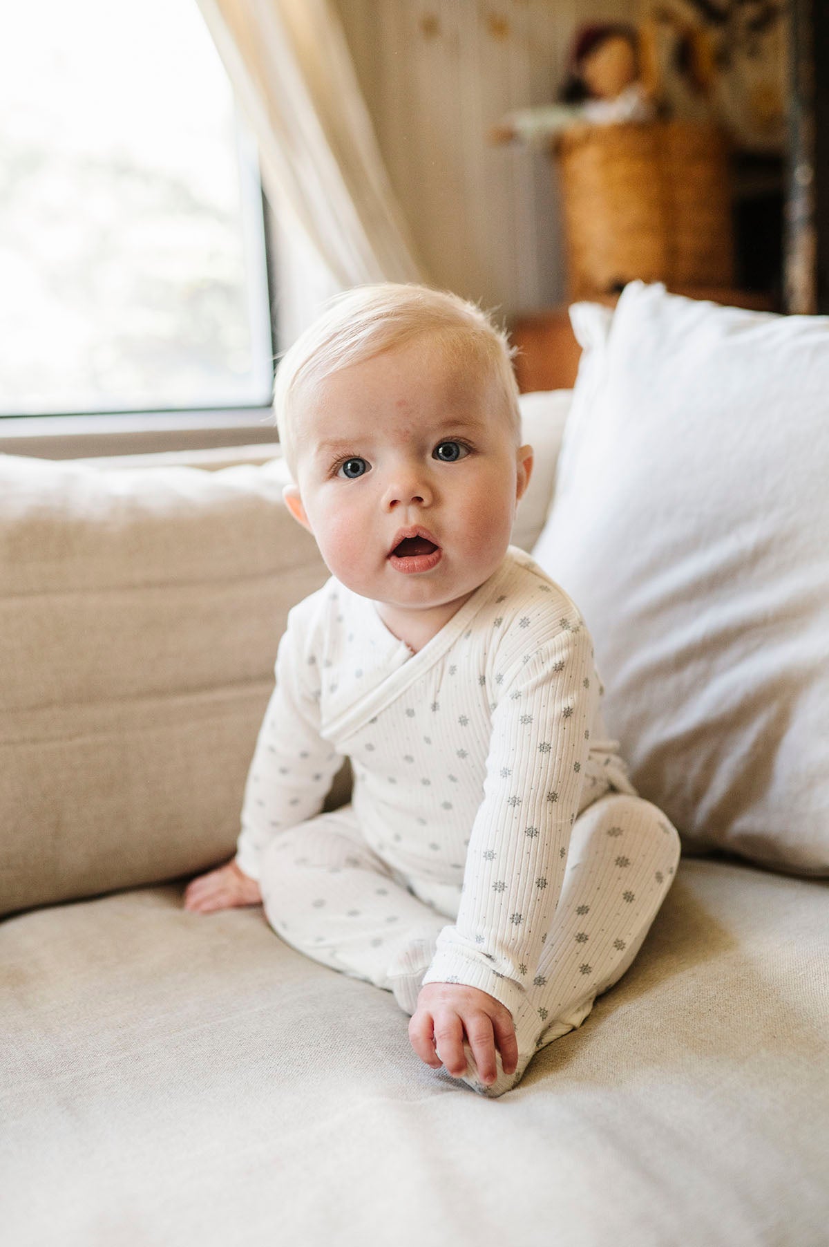 Sailor Zipper Footie baby