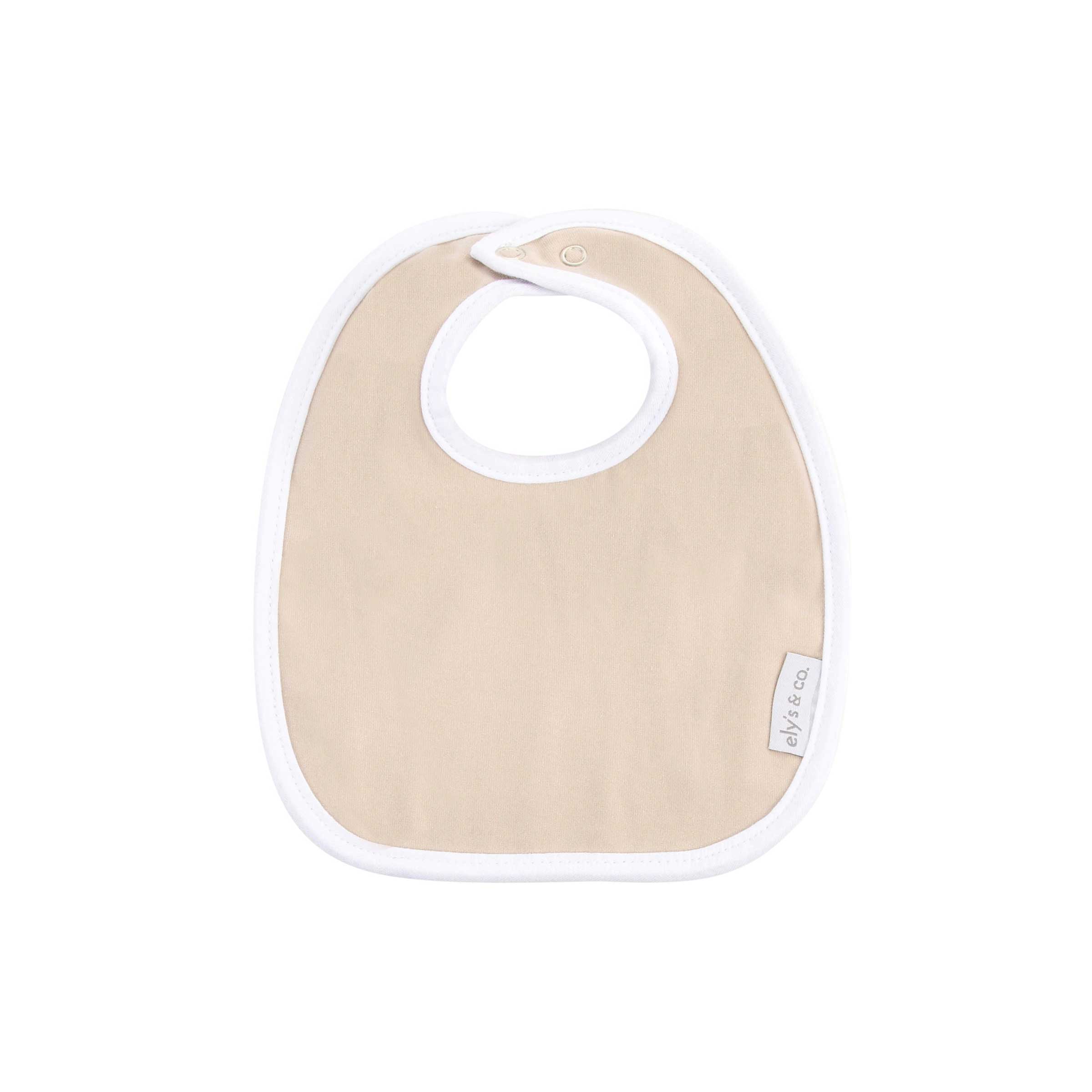 Tan Jersey Terry Bib