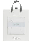 White Cotton Swaddle and Beanie Gift Set