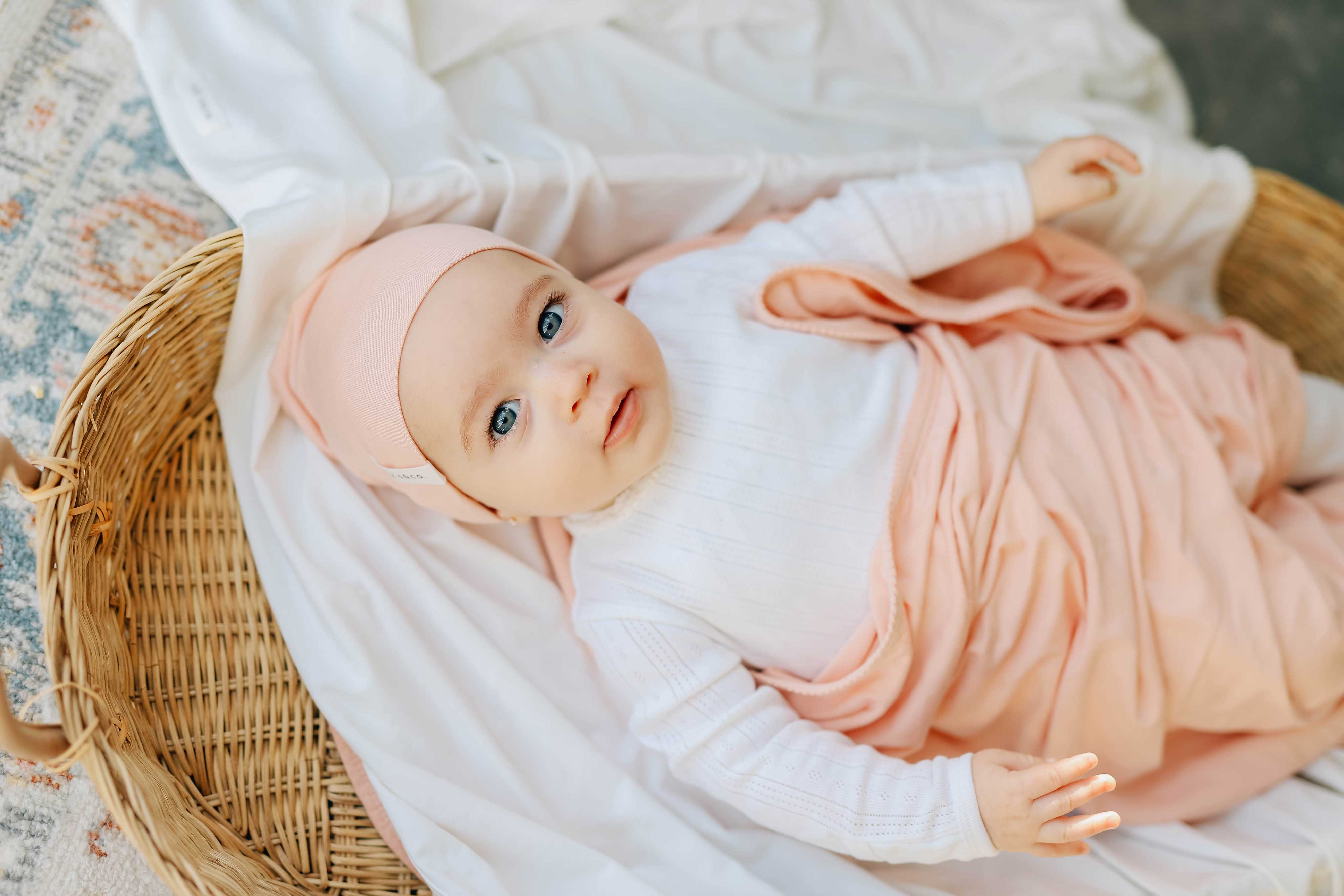 Modal Swaddle &amp; Beanie Set in Gift Box