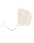 Stitch  Collection -  Diamond Pointelle Knit Bonnet