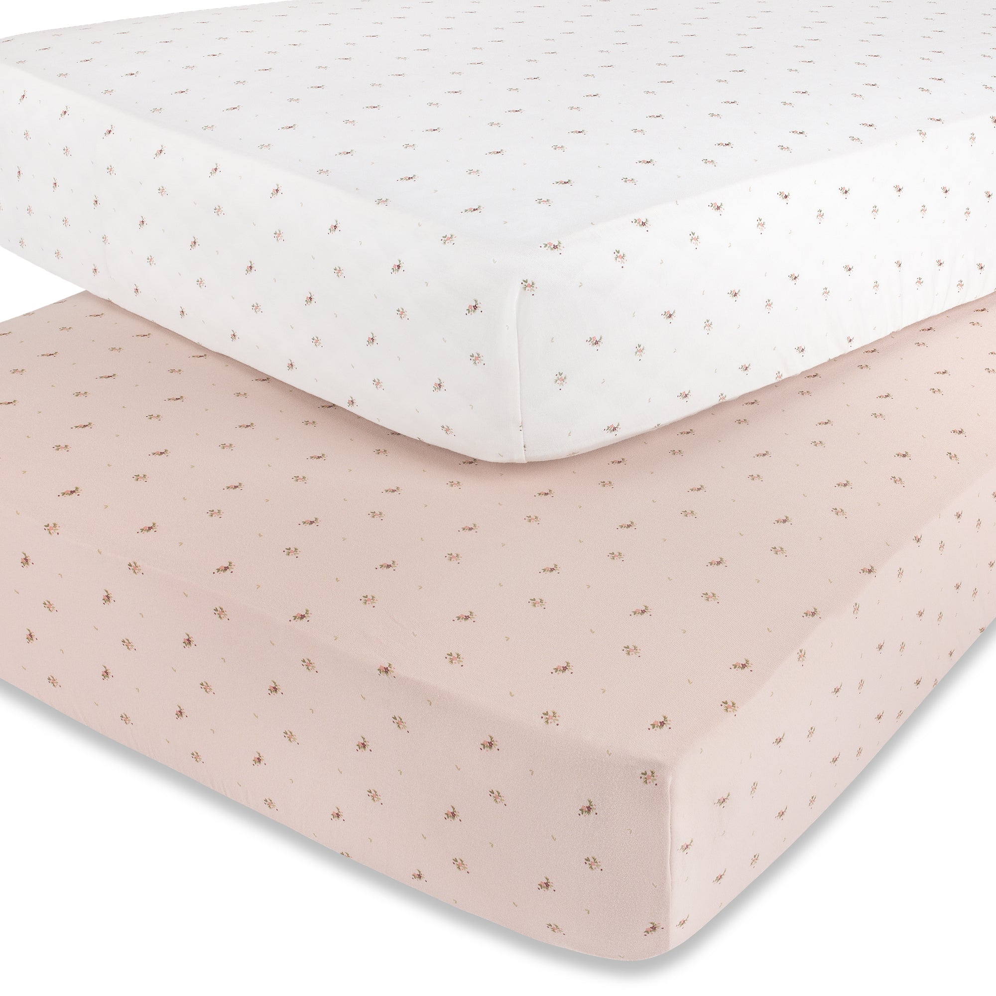 flexible-fit floral crib bedding