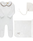 Embroidered Velour Collar Collection - Take Me Home Set