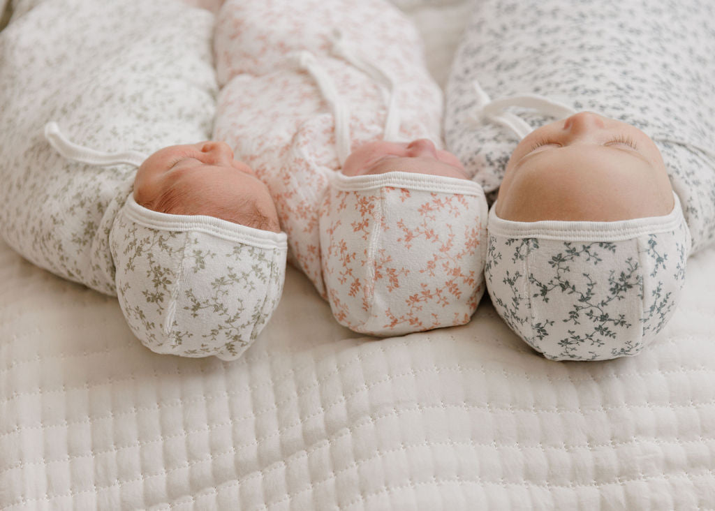 muslin swaddles vine pattern collection 