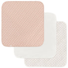 100% muslin cotton Pink Burp Cloth set