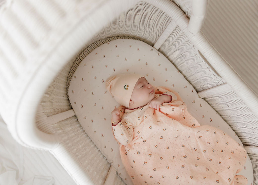 soft cotton crib sheets floral print