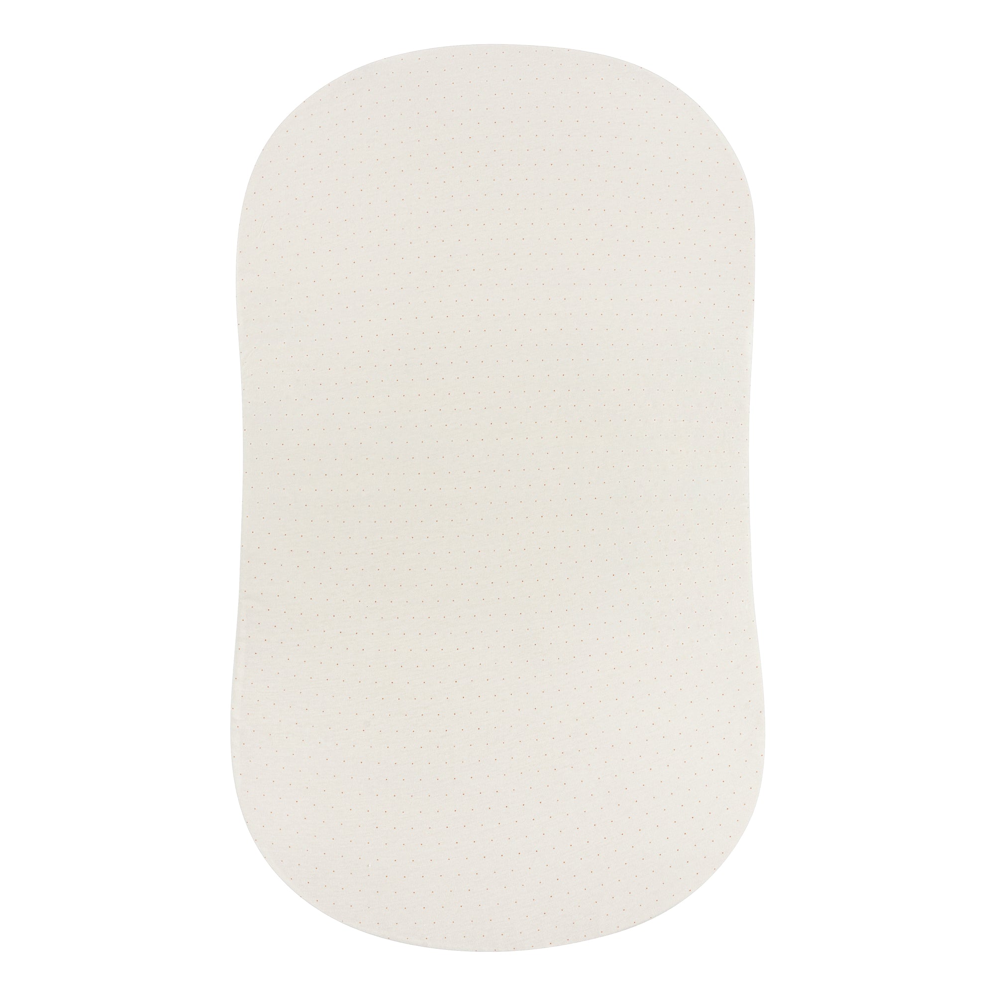 yellow polka dot bassinet sheet