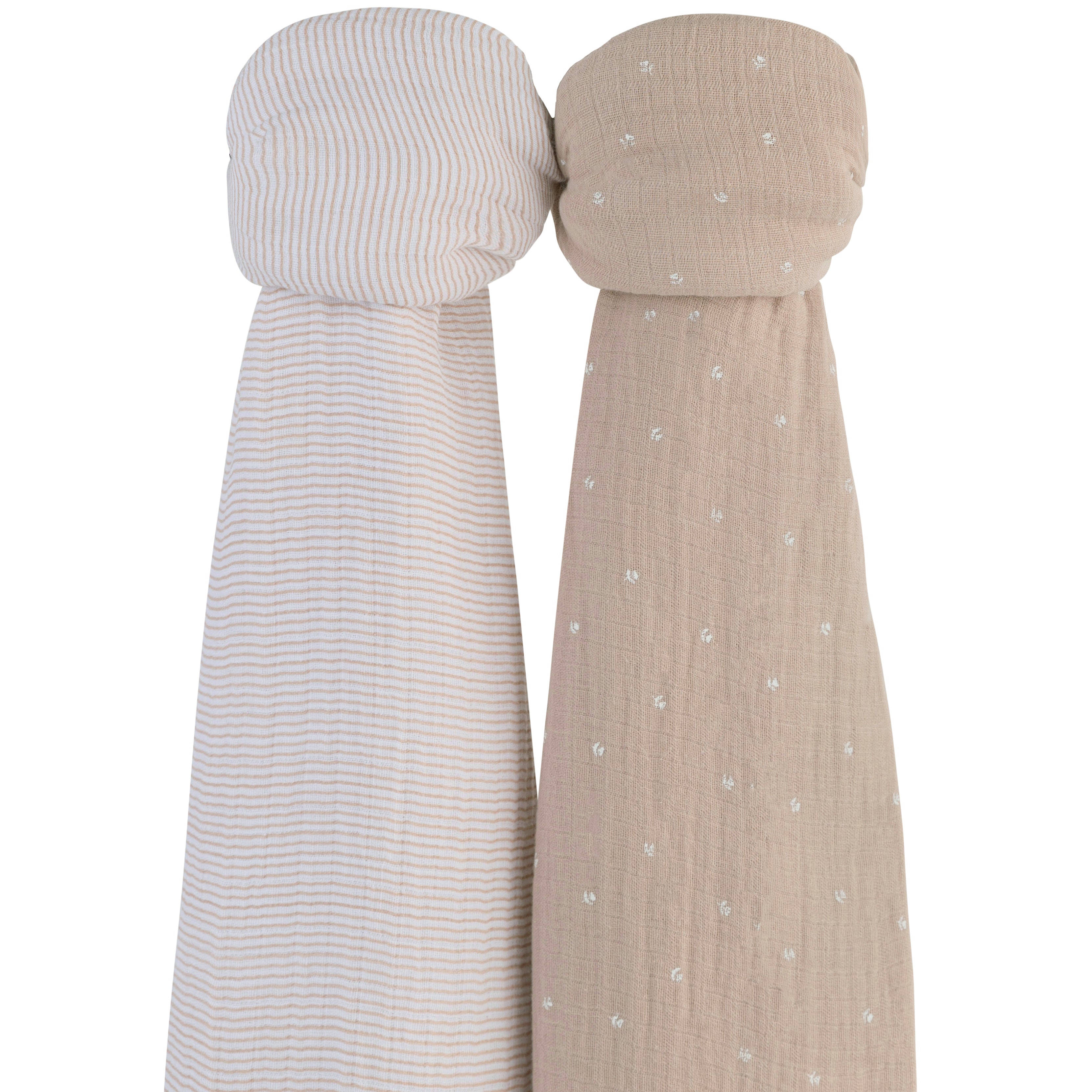 2 Pack Cotton Muslin Swaddle Blanket - Mauve