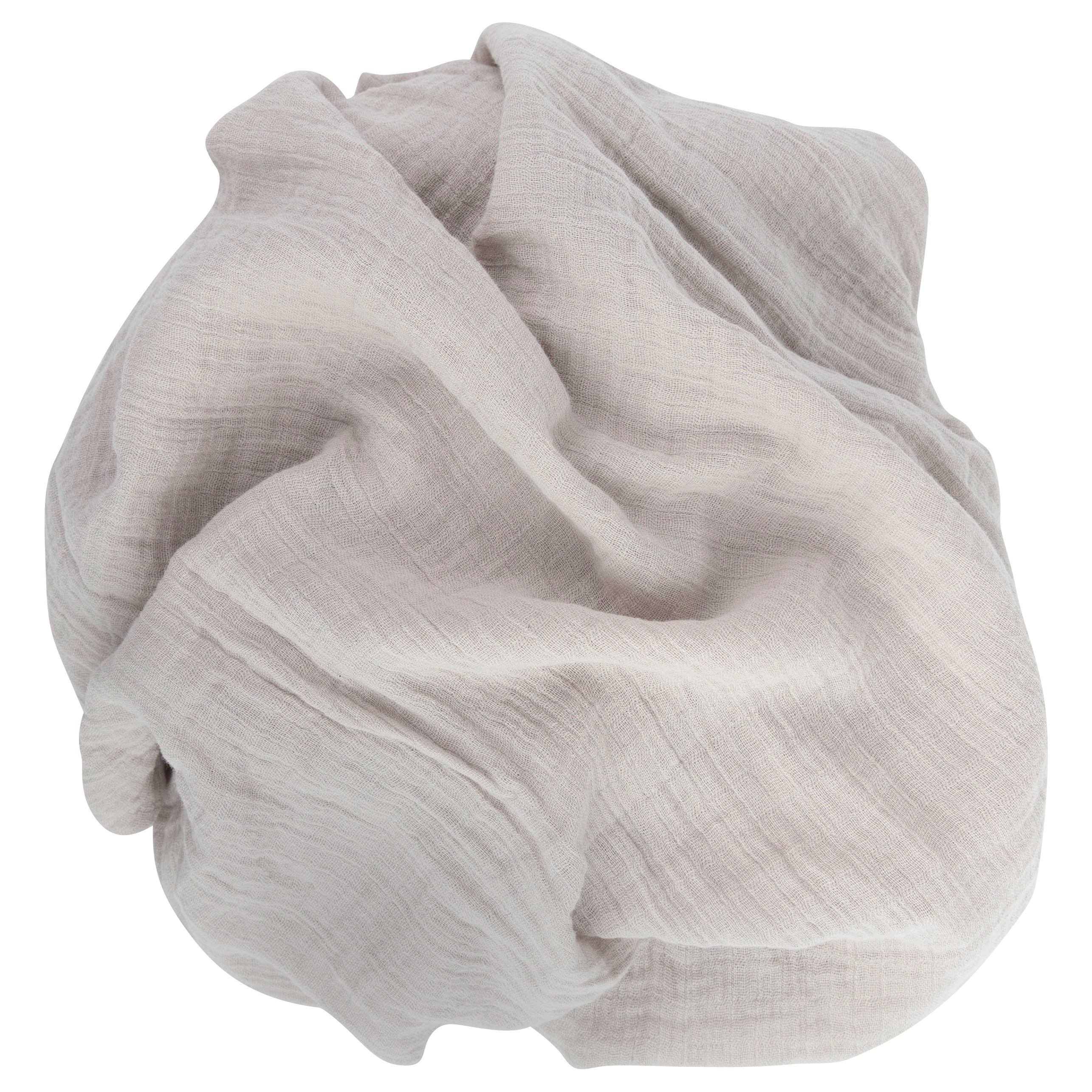 2 Pack Cotton Muslin Swaddle Blanket - Grey Leaf