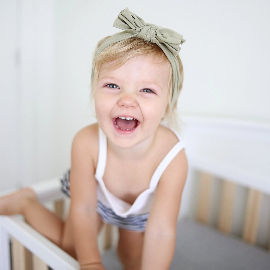 3 Pack Headband Set - Sage, Mauve, & White