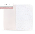 hypoallergenic Mauve Crib Sheet Set