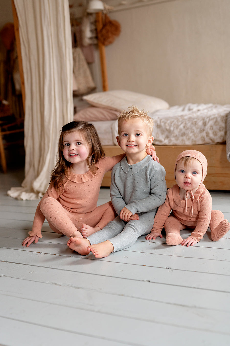 Pointelle Knit Collection - Footies