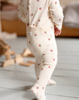 Terry/Ribbed Cotton - Cherry Collection - Footies